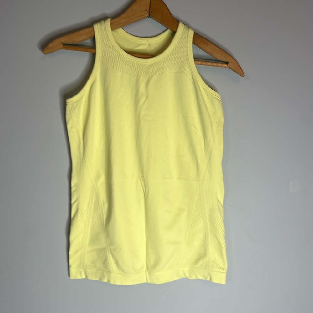 Athleta Limitless Yellow Women’s Activewear Tank Top Size S